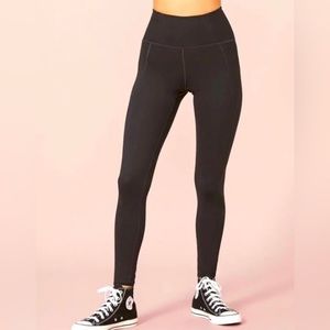 Full-Length Black Compressive High-Rise Legging Girlfriend Collective